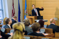 06.10.2016. Konference “KONKURĒTSPĒJA CAUR SADARBĪBU: JAUNI STRATĒĢISKIE UN PĀRVALDES RISINĀJUMI RĪGAS METROPOLES AREĀLA PAŠVALDĪBĀM”