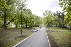 Turpinās rekonstrukcija Grīziņkalna parkā un Ziedoņdārzā 13.05.2015.