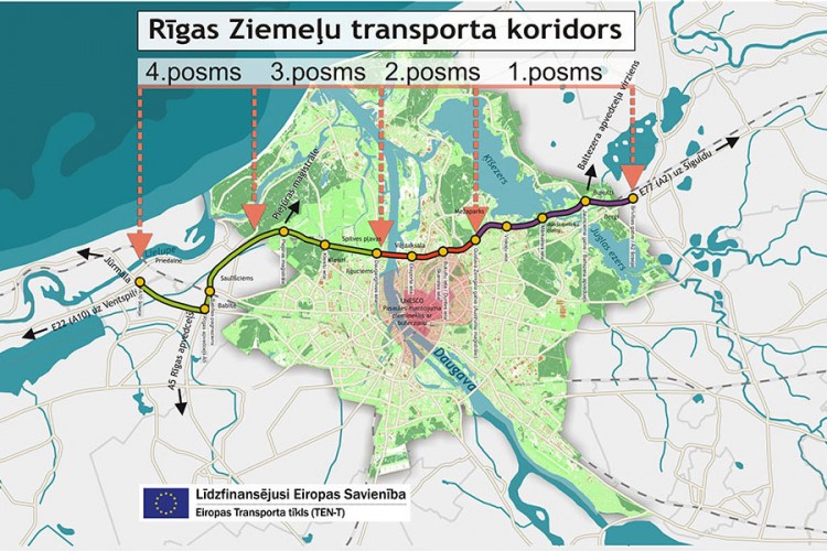 Rīgas Ziemeļu transporta koridors – „Rīgas pilsētas un Rīgas ostas iekļaušana TEN-T ceļu tīklā”