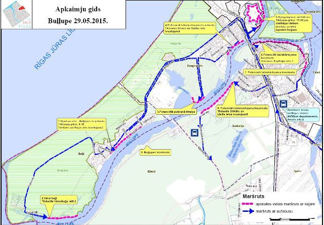 29.maijā “Apkaimju gids” Buļļu, Daugavgrīvas, Bolderājas un Kleistu apkaimēs