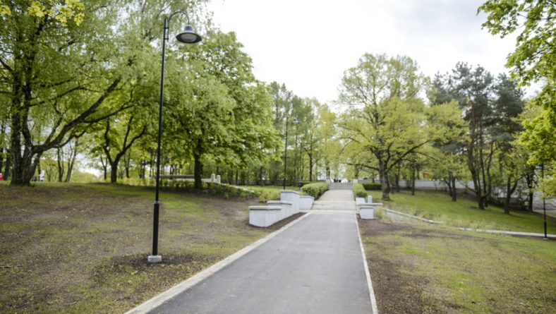 Pilnveidoti ģeodēziskā tīkla punkti Centrā un Grīziņkalnā