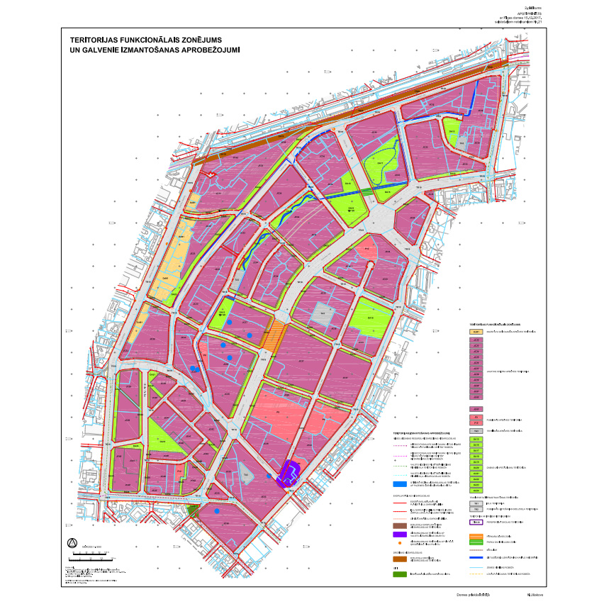 Teritorijas funkcionālais zonējums – karte