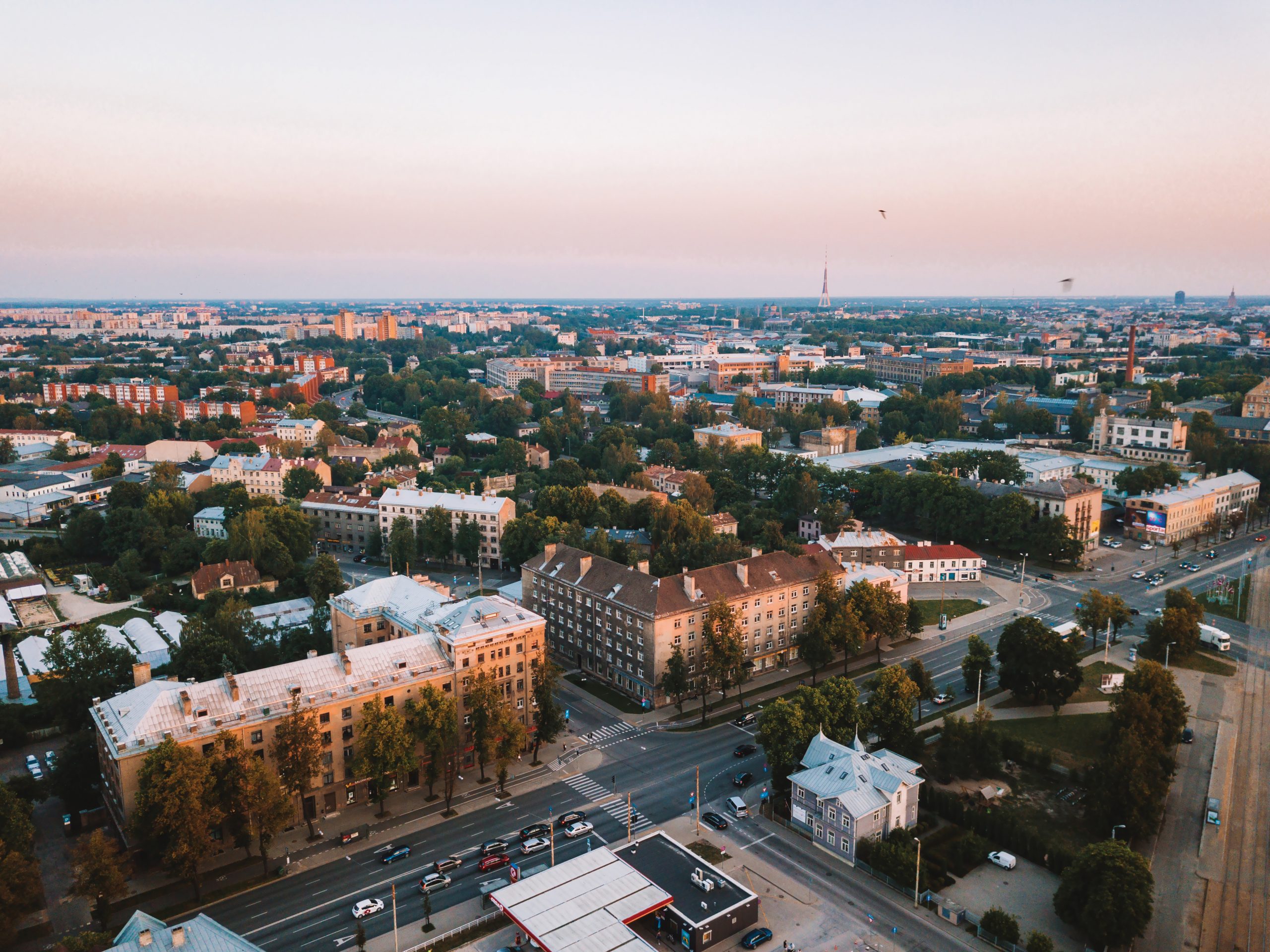 Rīga skats no augšas