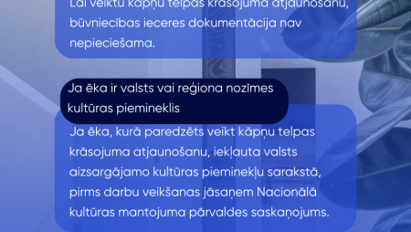 Kāpņu telpas krāsojuma atjaunošana