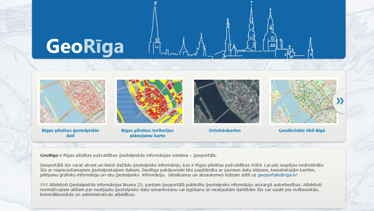 Plāno pilnveidot pašvaldības vienotās ģeotelpiskās informācijas sistēmu “GeoRīga”