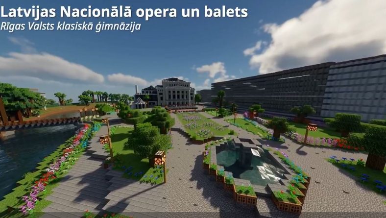 Pirmajās Minecraft būvēšanas sacensībās uzvar Rīgas Valsts klasiskās ģimnāzijas komanda
