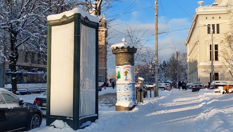 Ieņēmumi no izsolēm par tiesībām izvietot reklāmas stendus Rīgā – 1,65 miljoni eiro