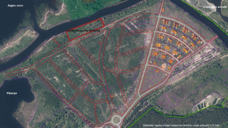 Paziņojums par zemesgabala pie Mazās Juglas (kadastra apzīmējums 01001232365) lokālplānojuma izstrādes uzsākšanu