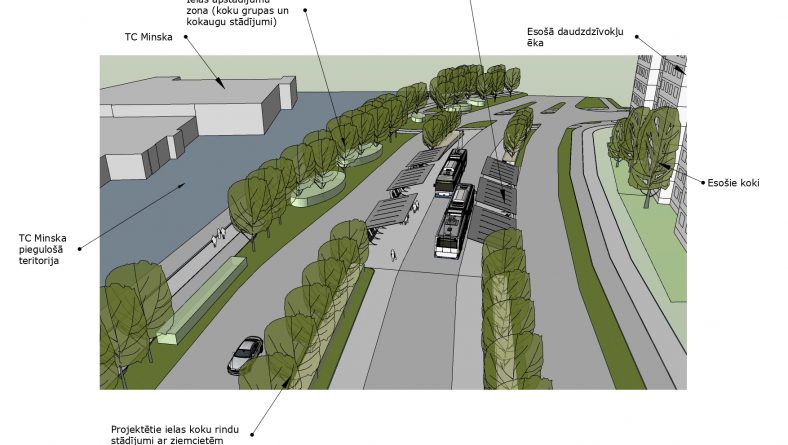 Īstenojot metrobusa projektu Dzelzavas ielā, labiekārtos Purvciema infrastruktūru