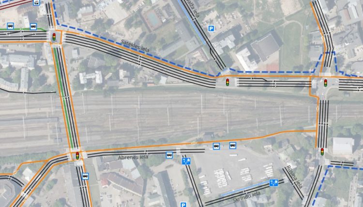 Saruna par Lāčplēša ielas un Satekles ielas krustojuma risinājumiem