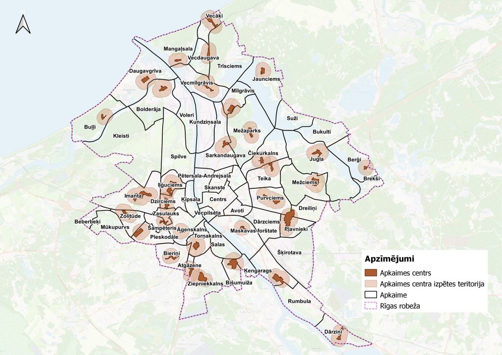Apkaimju centru attīstības plāns