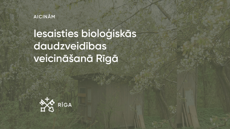 Aicina brīvprātīgos iesaistīties bioloģiskās daudzveidības veicināšanā Rīgā