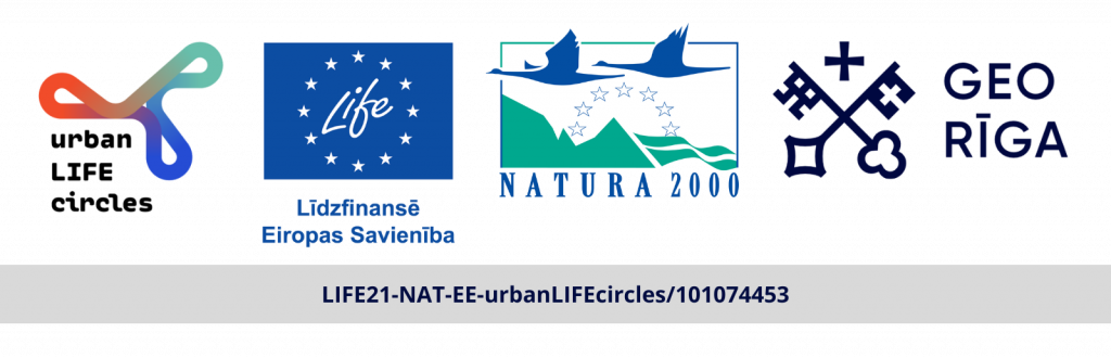 urban Life circles, ES, NATURA 2000, GEO Rīga logo