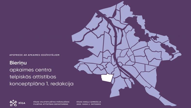 Paziņojums par Bieriņu apkaimes centra konceptplāna 1. redakcijas apspriedi