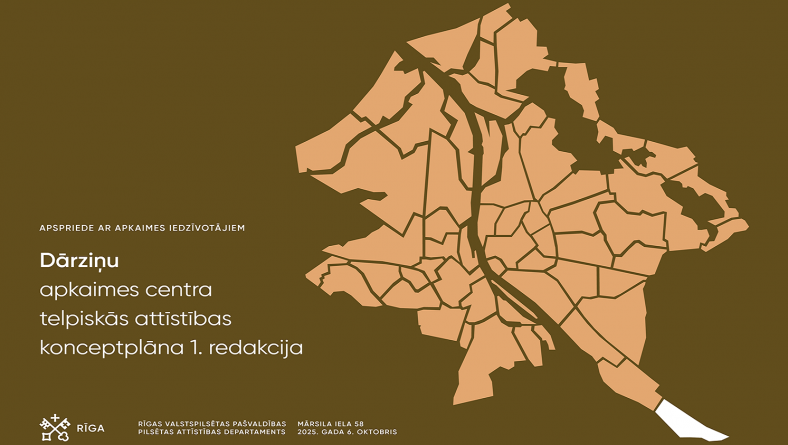 Paziņojums par Dārziņu apkaimes centra konceptplāna 1. redakcijas apspriedi