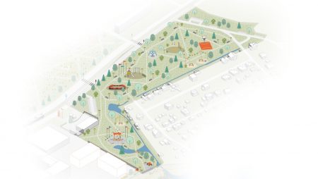 Ķengaraga parka un promenādes posma projektēšana Ķengaraga apkaimes centrā